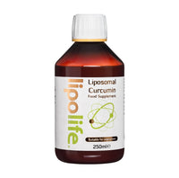 LLT1 liposomal Curcumin C3 Complex (95% curcuminoids) 240ml - lipolife - Advanced Nutrient delivery