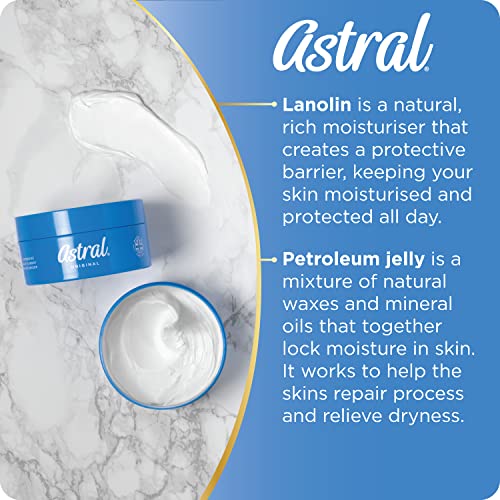 astral Astral Face Body Intensive Moisturiser Cream, Original, 200 ml