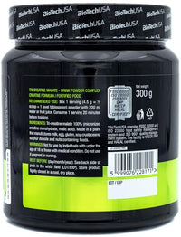BioTechUSA Tri Creatine Malate | 4500mg Triple Creatine Compound | Gluten free | for Enhanced Physical Performance in High-Intensity Workouts, 300g