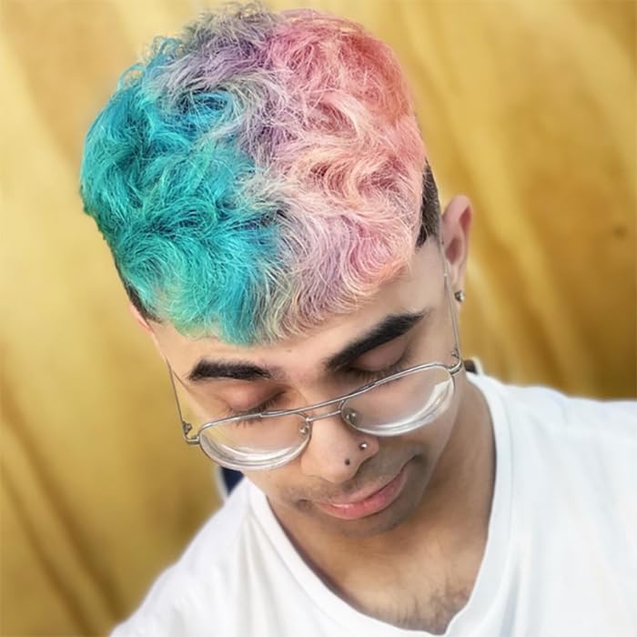 Crazy Color Metallic Marshmallow Semi-Permanent Hair Dye. Highly Pigmented Dusty Pink Conditioning & Oil Nourishing Vegan Formula | No Bleach or Ammonia | 100ml
