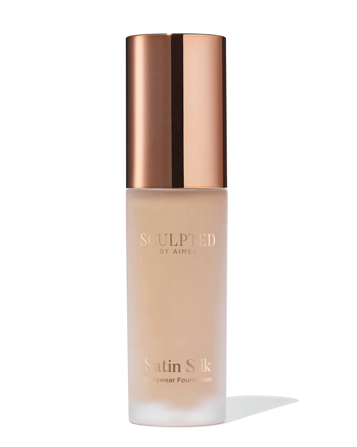 SCULPTED by Aimee Connolly Satin Silk Longwear Foundation from Sculpted by Aimee - Lightweight, Hydrating & Buildable High Coverage, Sweat-Resistant Foundation