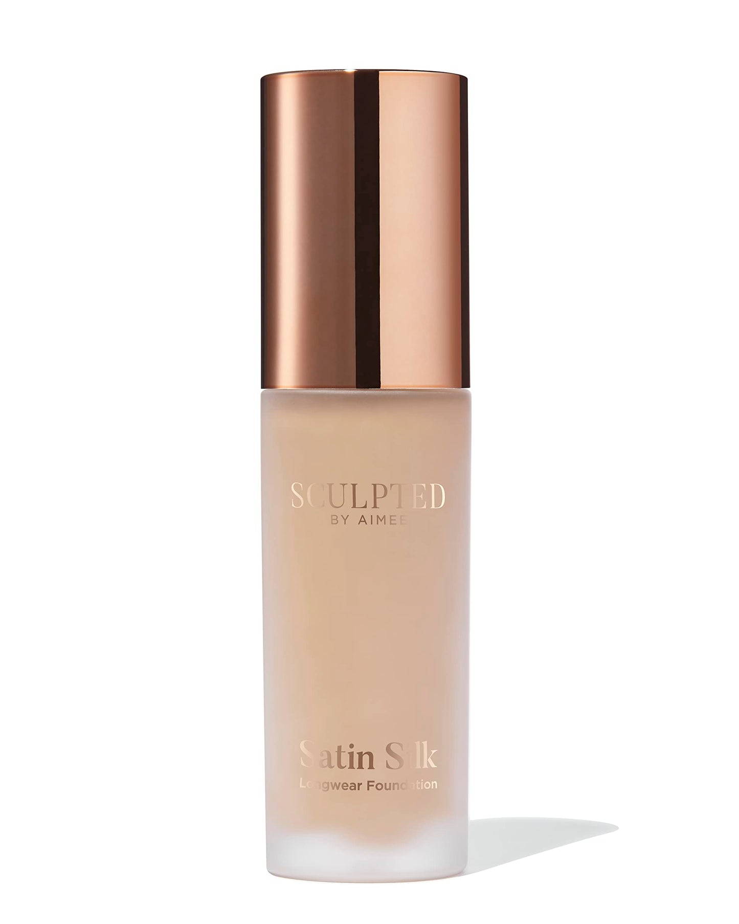 SCULPTED by Aimee Connolly Satin Silk Longwear Foundation from Sculpted by Aimee - Lightweight, Hydrating & Buildable High Coverage, Sweat-Resistant Foundation