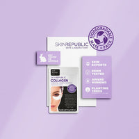 Skin Republic Collagen Eye Patches, For Younger Looking Eyes, Helps with Fine Lines and Wrinkles, Reduces Dark Cirlces, Pack of 3