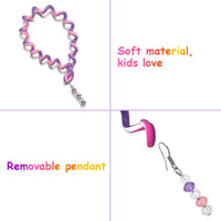 SwirlColor 6 PCS/Set Women Girl Hair Styling Twister Clips Braider Tool DIY Accessories