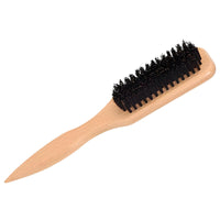 iuiiaii 1 PC Back Combing Brushes Slick Back Hair Brush, Smoothing Hair Brush Men Suitable for Combing Ponytails, Flying Style Edge Controlled Gentle Tools, Beard Brushes Suitable for Daily Use ﻿