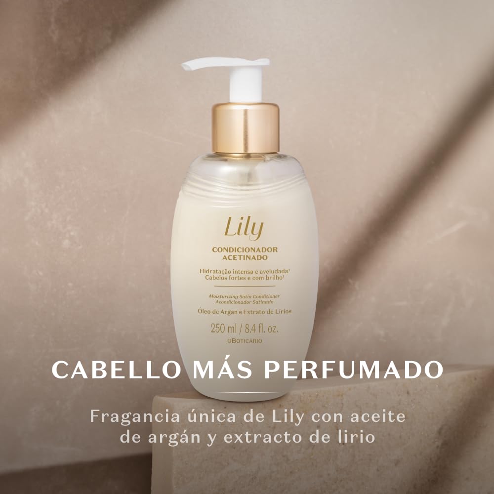 Condicionador Acetinado Lily, 250ml By O Boticário