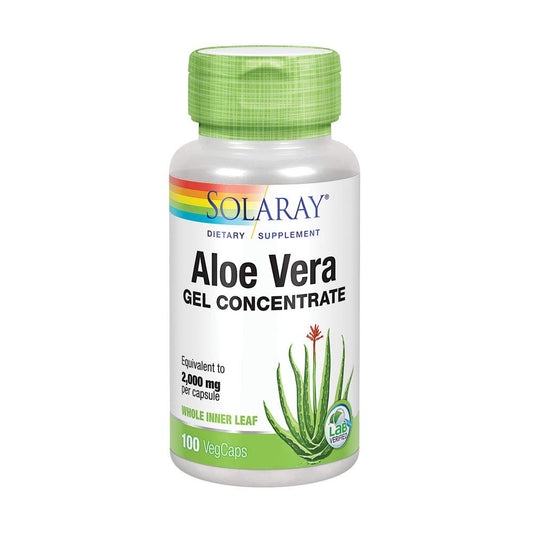 Aloe Vera Gel 2000mg Solaray 100 VCaps