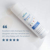 Salcura Natural Skin Therapy, Bioskin Junior Shampoo, Low-Foamy Kids Shampoo For Sensitive Skin, Soothes & Nourishes The Driest Scalp 200ml