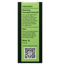 Botanics 100% Organic Restoring Overnight Facial Oil