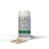 VEGETOLOGY Vegetology MultiVit Vegan Multivitamins w/26 Vitamin & Mineral Supplements – Vitamin Supplements for Metabolic, Brain Function & Immune Support – Multivitamin for Women, Men & Children