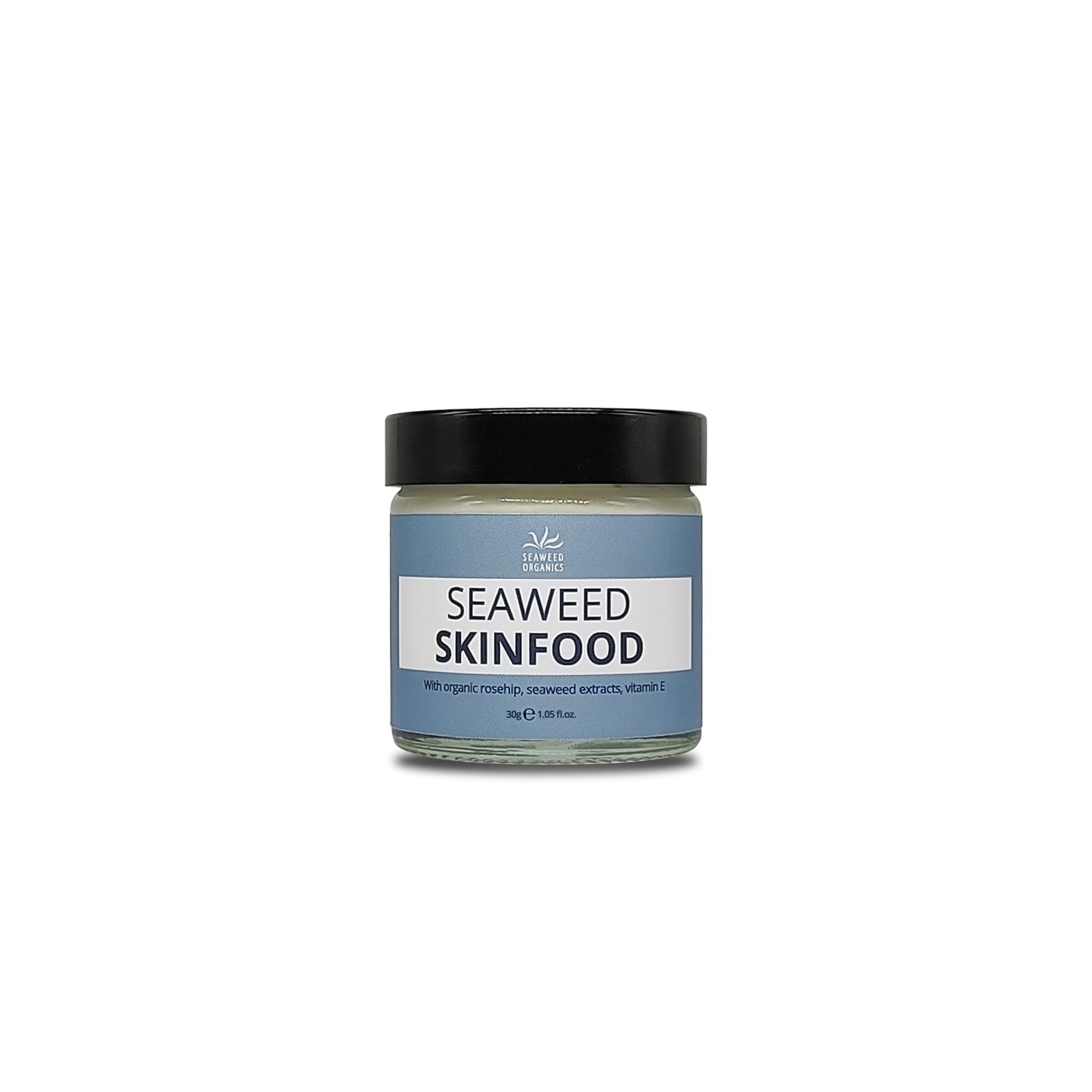 SEAWEED ORGANICS - Seaweed Skinfood face cream, Organic Scottish seaweeds, Organic rosehip, Vitamin E, Nourishing Day Cream, Submit Cosmetic Product Notification in the UK, 30g, DIANA DRUMMOND