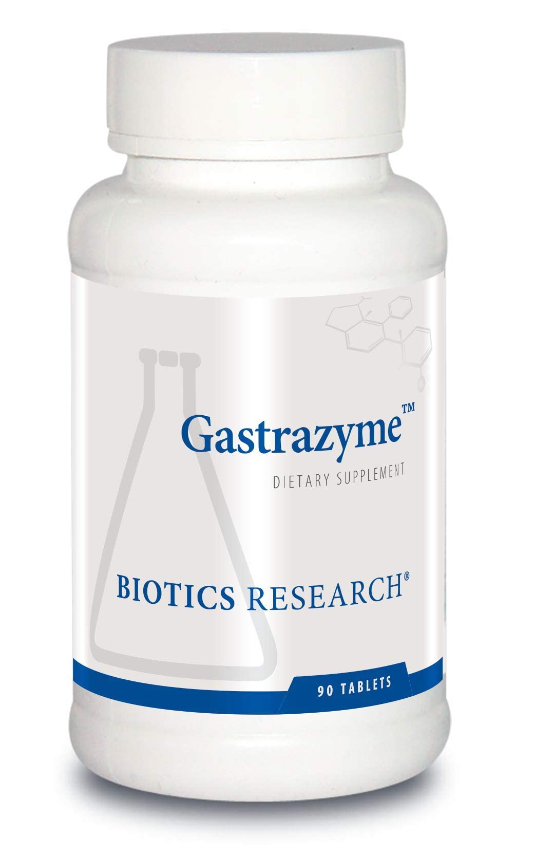 BIOTICS Gastrazyme from Research, Supplies Vitamin U Complex, Chlorophyllins, Gamma Oryzanol, 90 Tabs