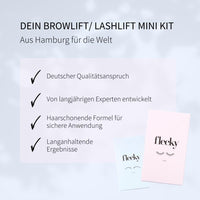Fleeky fleeky Eyebrow & Eyelash Lifting Set - Vegan & Cruelty-Free Lash & Brow Lifting Kit for the Look on Fleek, Natural Expressive Eyelash Swing & Perfectly Styled Brows