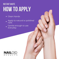 Nailoid INSTATNT WHITE Nail Treatment for Discoloured Nails | 12ml
