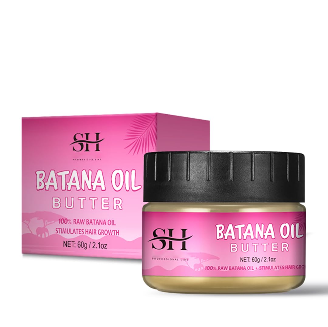 gowwim Batana Oil Pure,100% Batana Oil for Hair Growth Dr Sebi,Veganic Natural Hair Growth Oil Repair Damaged Hair,Effective Against Regional Alopecia,Promote Hair Regrowth,60g,2.1Oz