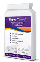 Bespoke Biotics L-Tryptophan 220mg Free Form 90 Capsules (V) Vegan Capsules |3 Months| Serotonin Boost, Anxiety Brain Fog & Sleep NOOROPOWER TRP| Melatonin| UK Made| Highest Permitted dose