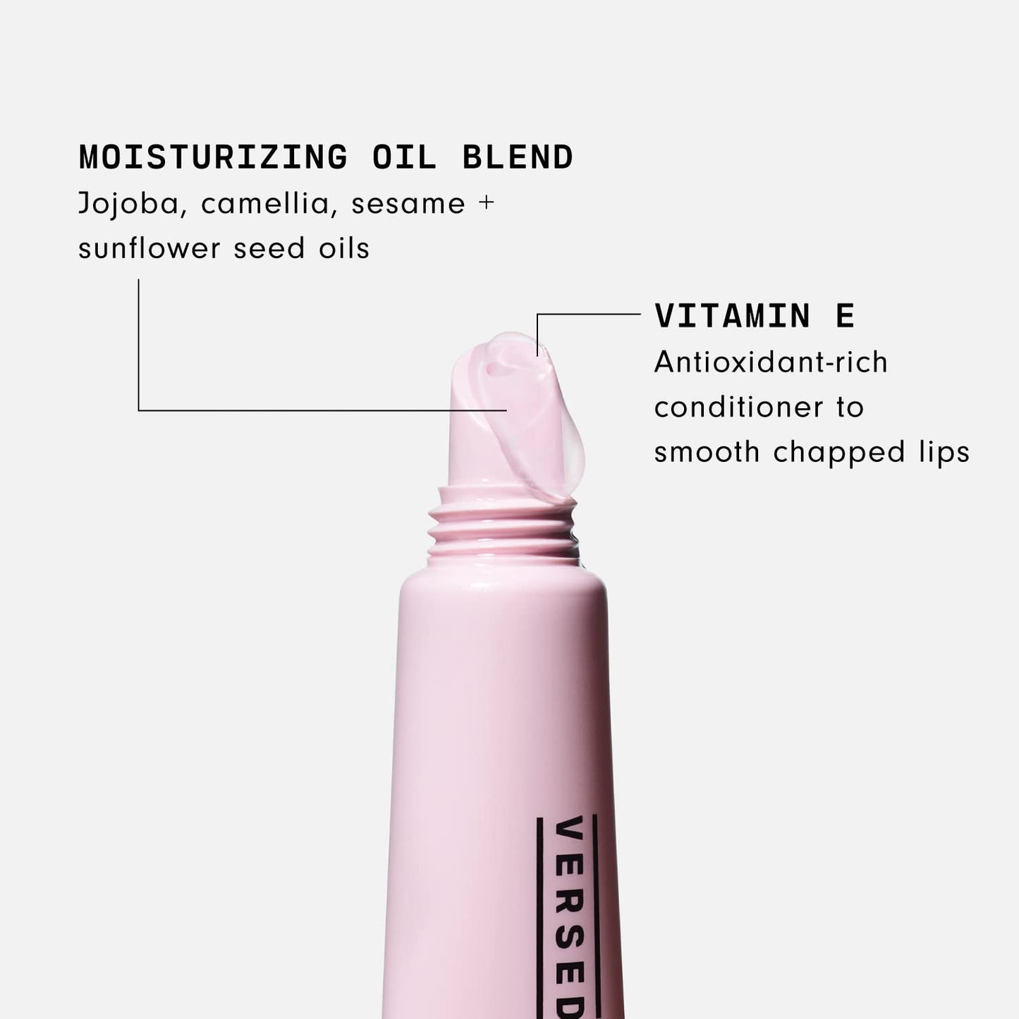 Versed Skin Versed Silk Slip Tinted Lip Oil, Blossom - Sheer Pink Lip Tint - Long-Lasting, Moisturizing Makeup with Jojoba + Vitamin E - Helps Smooth + Hydrate Chapped Lips - Vegan Lip Care (9ml)
