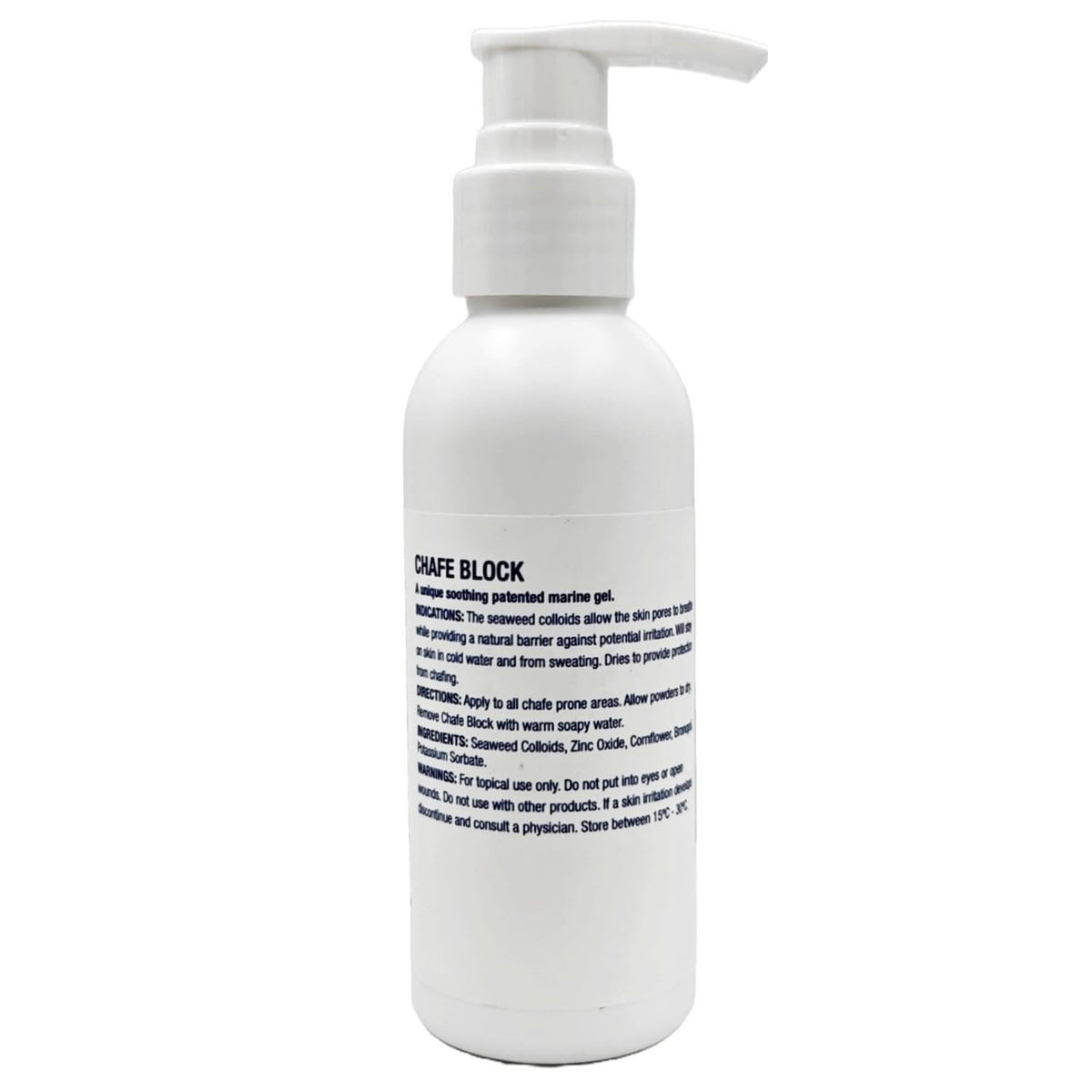 Nemidon Gels Nemidon Chafe Block Gel 100g - Soothing Natural Marine Gel for Skin Protection & Chafing Prevention - Water-Resistant & Breathable Formula - Long-Lasting Relief for Sensitive Skin - 1 Pack