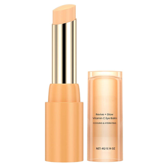 Hydrating Vitamin C Eye Cream Stick for Dark Circles & Puffy Eyes - Anti-Aging Eye Balm Stick for Women/Men - Cooling -Boosting Under Eye Cream Skincare
