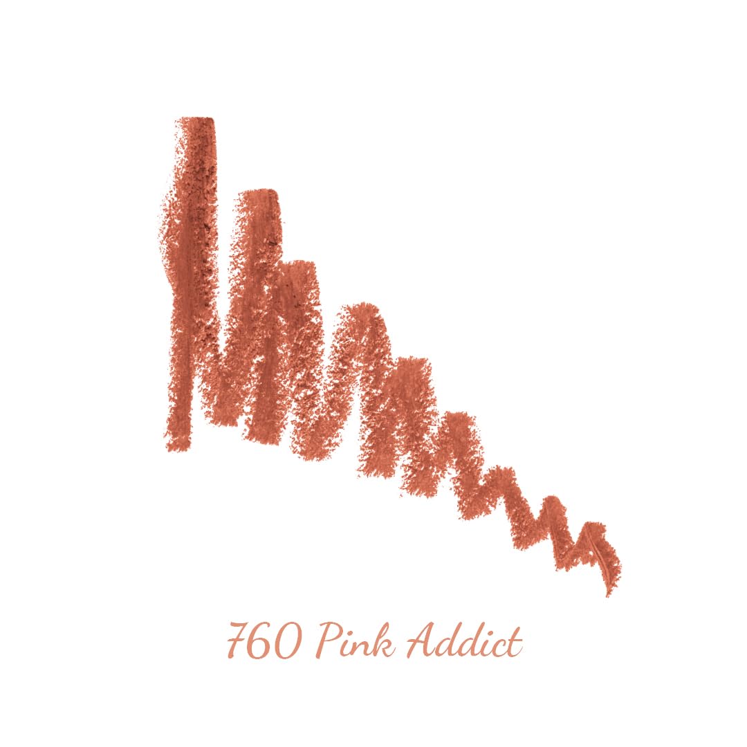BF Beauty Forever Beauty Forever Lip Liner, Creamy and Anti-Smudge, 1gm (760 Pink Addict)