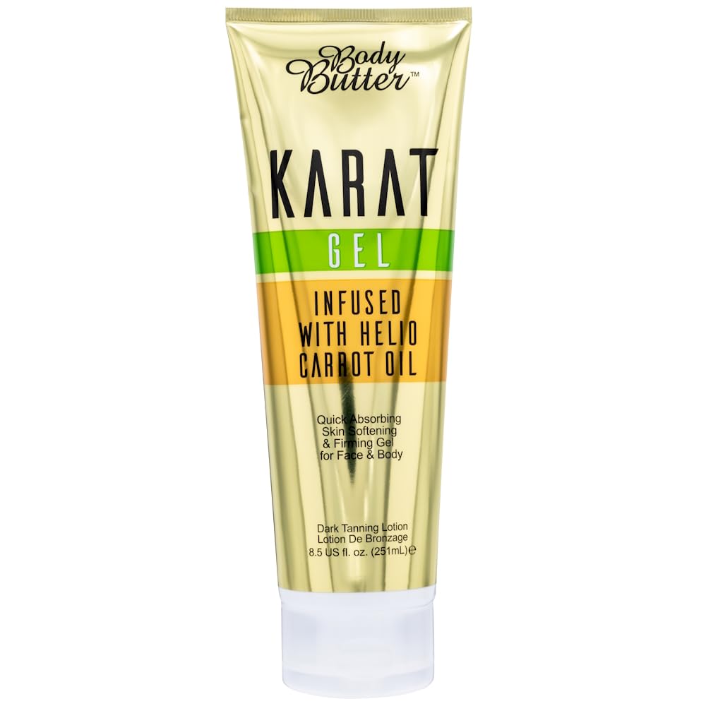 BODY BUTTER Body Butter Karat Gel Accelerator Tanning Lotion - Infused with Helio Carrot Oil (251ml)