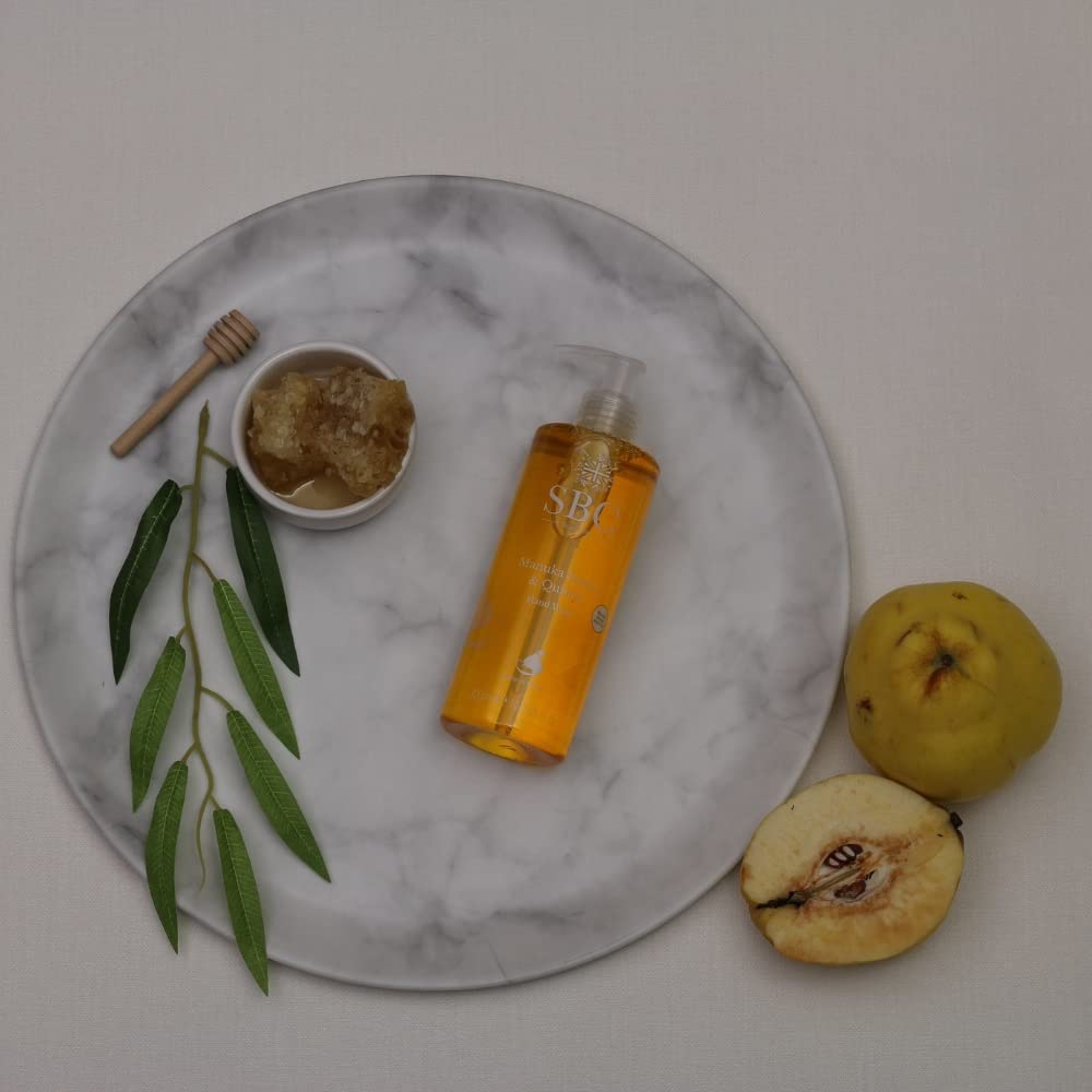 SBC Skincare Manuka Honey & Quince Hand Wash - 300ml | Luxurious Hand Wash For All The Family | Moisturising Hand Soap | Hand Wash For Dry Or Irritated Skin