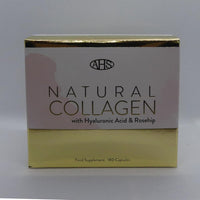 AHS Natural Collagen - Pack of 180 Capsules with Hyaluronic Acid and Rose Hip