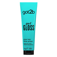 Got2B got2b GotGloss Shine Primer 150ml – Hair Smoothing Primer Cream, Gloss-Boosting Leave-In Styling Cream, Frizz Control, Heat Styling Prep for All Hair Types