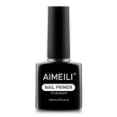 AIMEILI Nail Primer for UV Gel Nails and Acrylic Powder, 10ml No Cure Nail Prep Bonder, Strong Gel Polish Adhesion, Prevents Lifting & Peeling