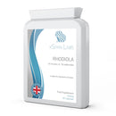 Xspan Labs Rhodiola 500mg (standardized to 3% Rosavins and 1% Salidrosides) Whole Root Equivalent - 60 Capsules - Suitable for Vegetarian and Vegan Diets