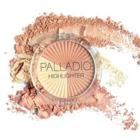 Palladio Sunkissed Highlighter, Creamy Soft Makeup Powder, Radiant Shades, Sculpts and Defines Facial Glow, Highlights, Achieves a Luminous Natural Glow, Long Lasting (Soulmate)