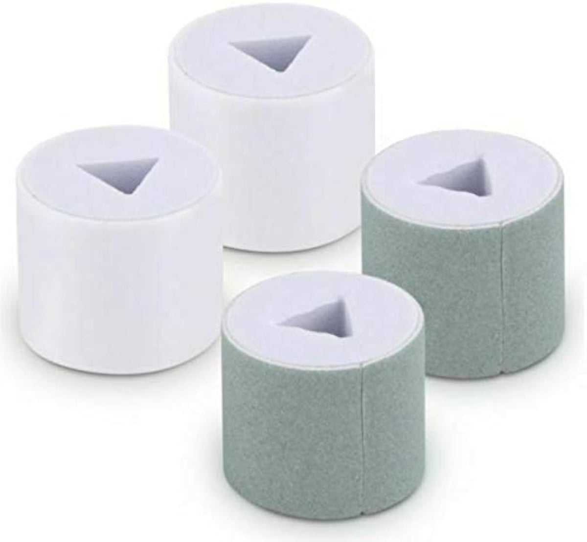 Mufira Electric Nail Polisher Buffer Rolls Refill Replacement Rollers 4 pcs