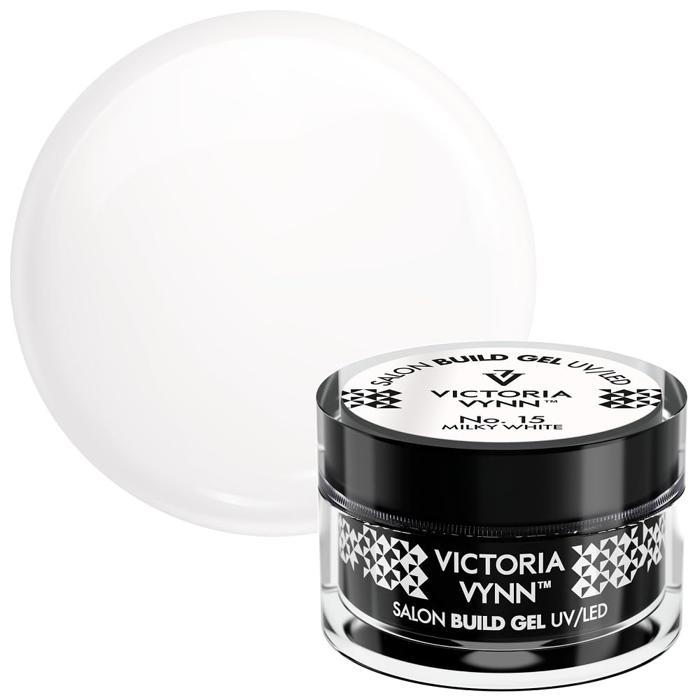 VICTORIA VYNN Victoria Vynn Build Gel UV/LED GEL BUILDER Nails Building Extension (No. 15 Milky White, 50ml)