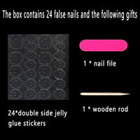 Clataly 24 Pcs Square Nail Silver Glitter Powder Fake Nails Press on False Nails Daily Wear Artificial Nails for Women and Girls