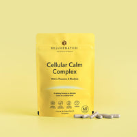 Rejuvenated Limited Rejuvenated Cellular Calm Complex - Nootropic & Adaptogen Blend for Stress & Anxiety Relief for Adults - Calming Formula and Stress Relief Supplement with L-Theanine & Rhodiola (60 Capsules)