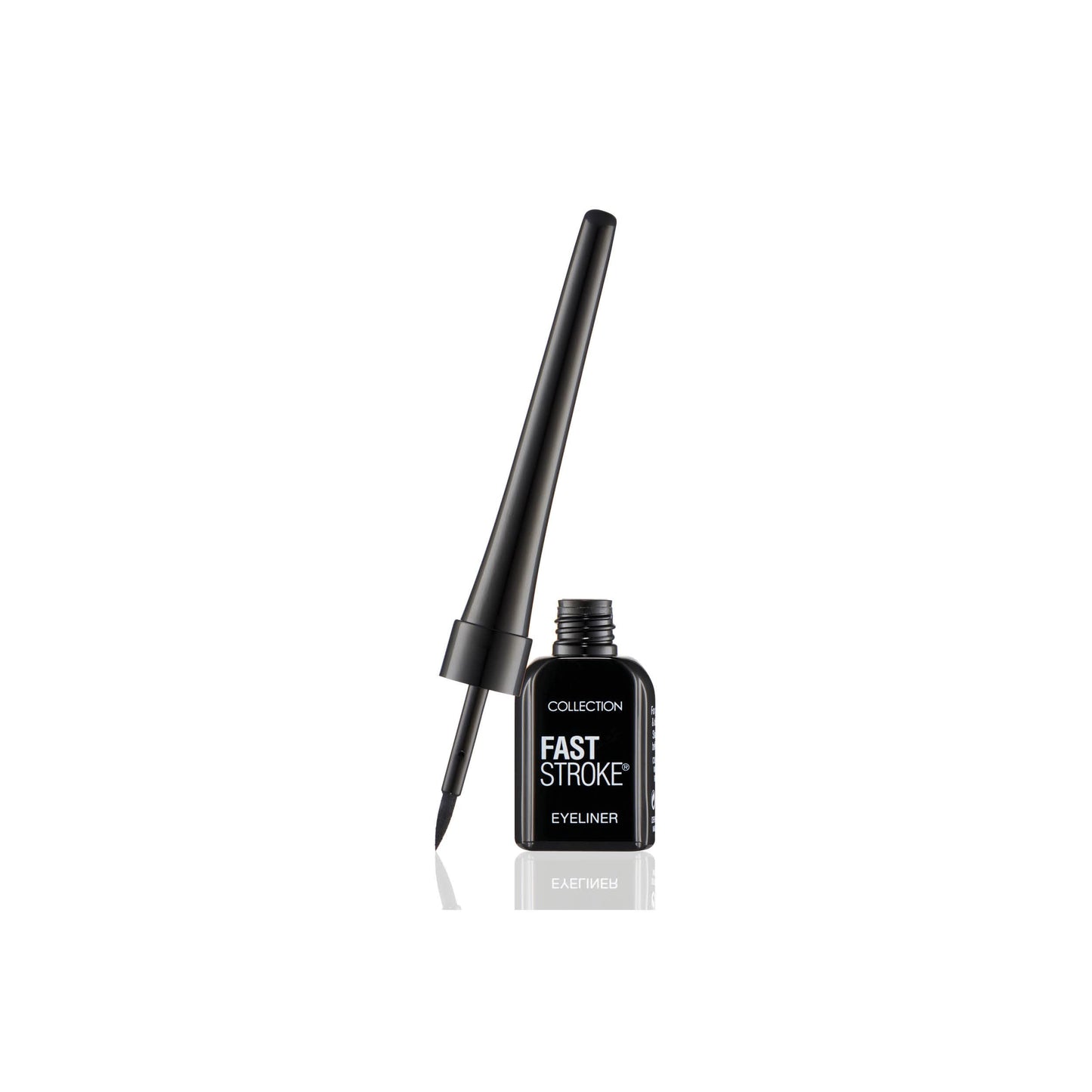 Collection Cosmetics Fast Stroke Eyeliner, Quick Drying Formula, 4ml, Black