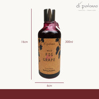 Di Palomo Vegan Wild Fig & Grape Luxury Bathing Bubbles 300ml. Foaming Bubble Bath. Luxury Shower Gel & Body Wash with Nourishing Skin Care. Bath Foam Gifts for Her. Vegan Relaxation Gifts for Women.