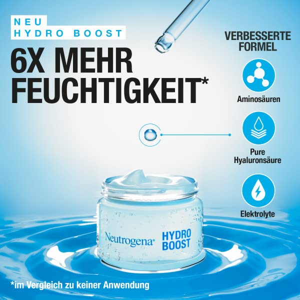 Neutrogena Hydro Boost Face Cream Aqua Gel with Hyaluronic Oil Free for Normal and Combination Skin 50 ml.