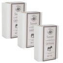 LA MAISON DU SAVON Maison du Savon de Marseille - French Soap Made with Fresh Organic Donkey Milk - Moisturising with Shea Butter for Soft Skin - 125g Bar - Set of 3