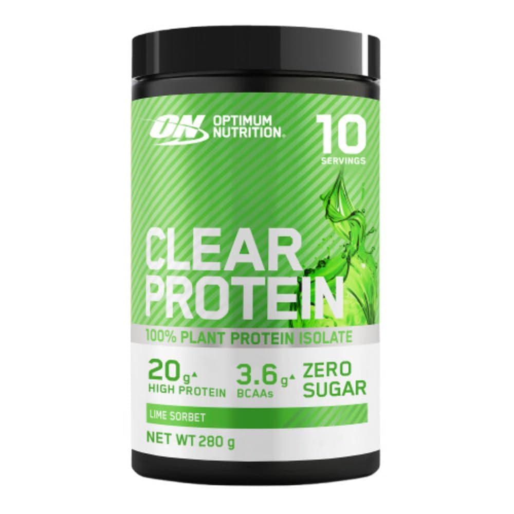 Optimum Nutrition Clear Protein 100% Plant Protein Isolate, Lime Sorbet
