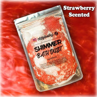 stsfybaths Stsfybaths Red Shimmer Bath Bomb in A Bag - Handmade Cherry Scented Bath Bombs for Women, Kids and Men - Bulk Bathbomb Fizzies Perfect for Boys and Girls All Ages (Small, Red)