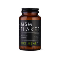 KIKI HEALTH KIKI Health Natural MSM Flakes Minerals Capsules - Pure Natural Sulphur for Joints, Skin, Hair & Nails - Gluten-Free & Allergen-Free MSM Supplements - No Additives Easy Formulation - 100 Count