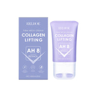 VRAIKO EELHOE Neck Lift Cream with AH8 & Retinol, 2-in-1 Neck Firming Cream with Double Rollers, Fast-Absorbing Formula for Wrinkles, Sagging Skin, Face Lifting, 4.23 oz