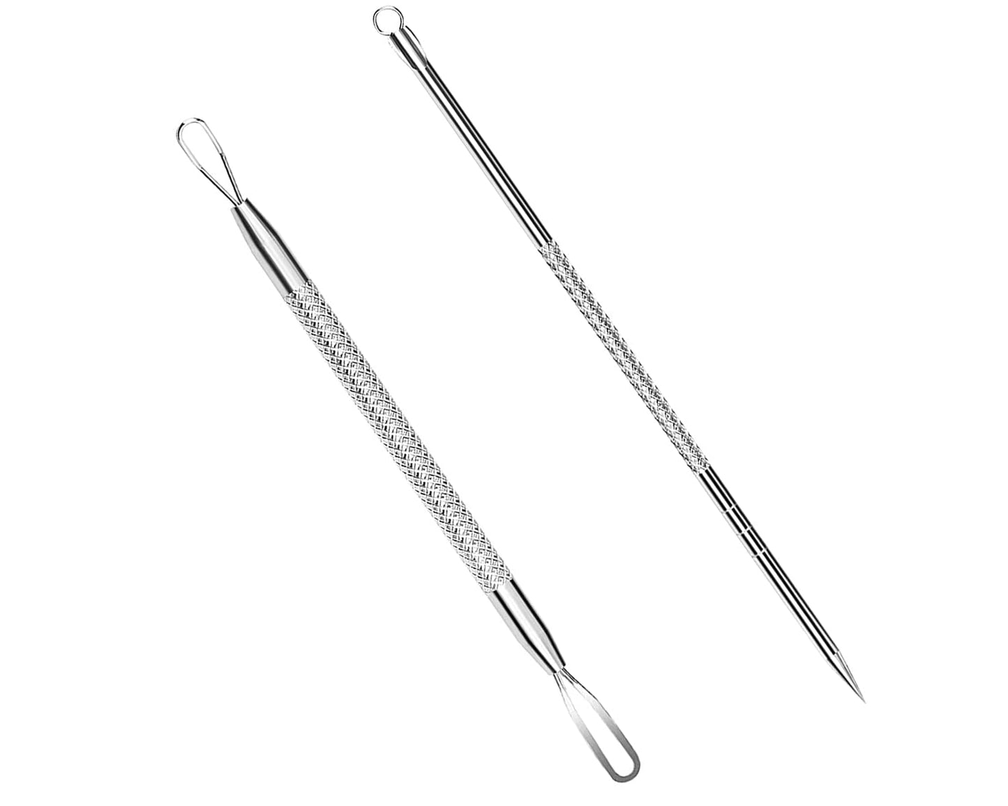 DFsucces Blackhead Remover Comedone Extractor, 2 PCS, Silver
