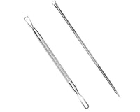 DFsucces Blackhead Remover Comedone Extractor, 2 PCS, Silver