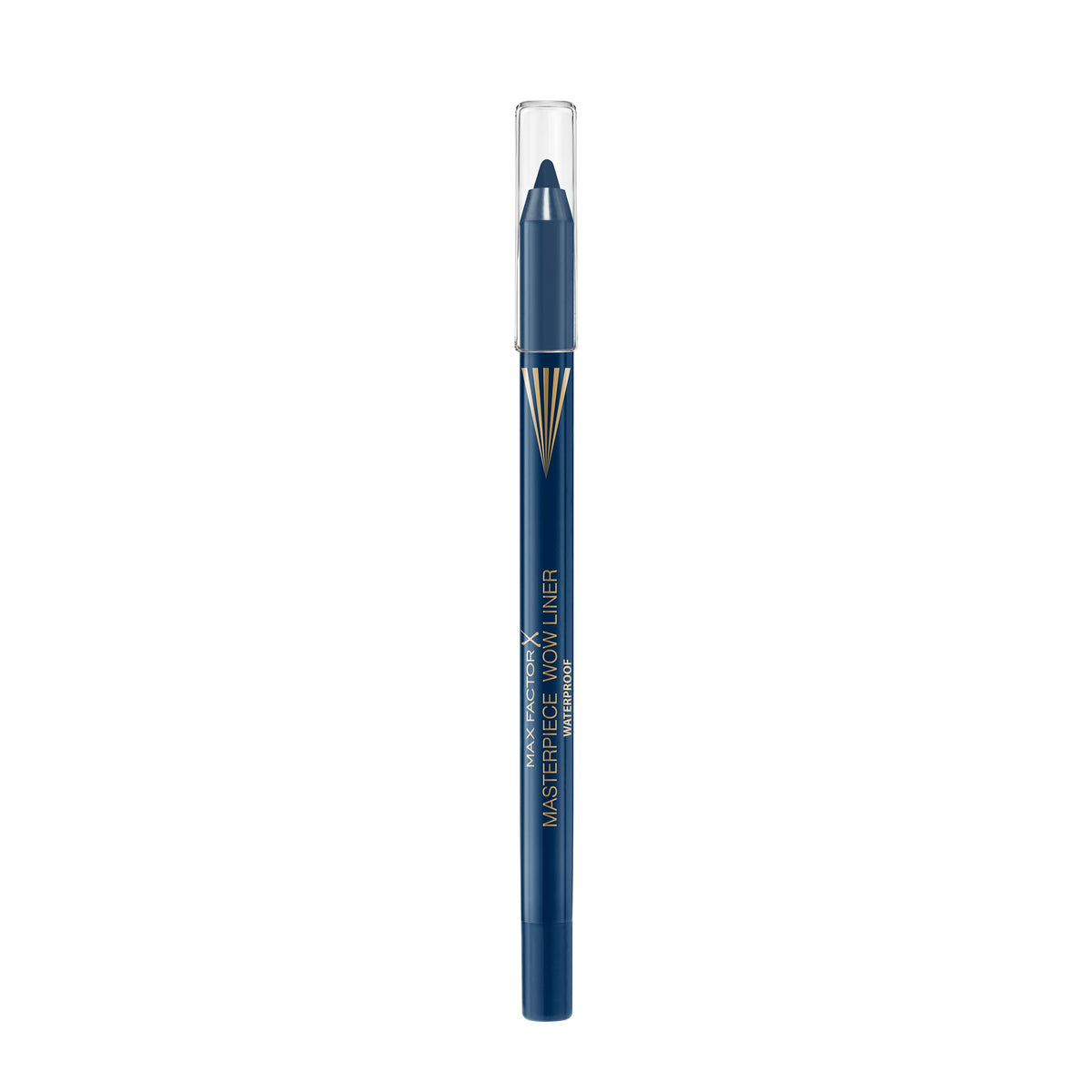 Max Factor Masterpiece Wow Liner, 500 Dark Navy, 24-Hour Wear Eyeliner, High Colour Payoff, Waterproof and Smudgeproof, Vegan