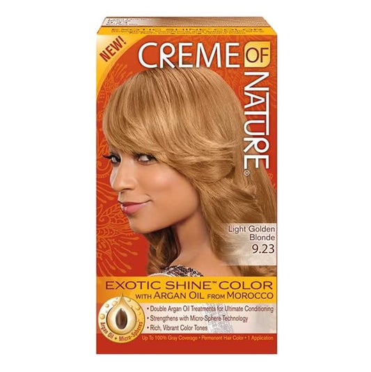Generic Cream of Nature Exotic Shine Color COLOUR: Light Golden Blonde 9.23