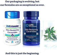 Life Extension Skin Restoring Ceramides, 30 ct (Pack of 4)