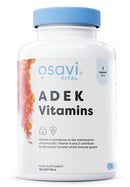 OSAVI Osavi ADEK Vitamins – 120 Softgels | Supports Immunity, Bones & Skin | Natural Beta–Carotene, D3, E & K2 for Immune Defense, Strong Bones, Healthy Skin, Vision & Muscle Function