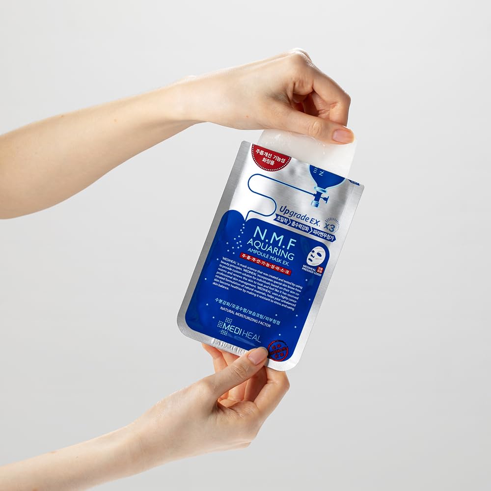 Mediheal MEDIHEAL N.M.F Aquaring Ampoule Mask Pack of 10